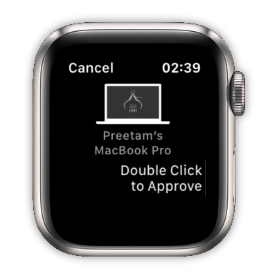 Unlock with Apple Watch